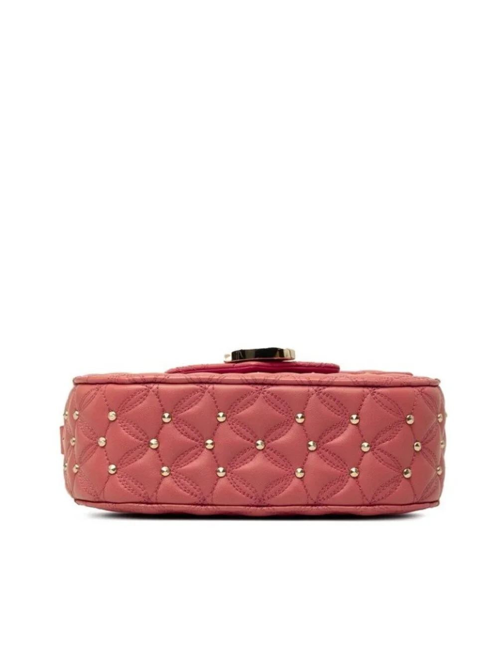 Bvlgari Diva's Dream Crossbody Chain Shoulder Bag Pink Leather Metal